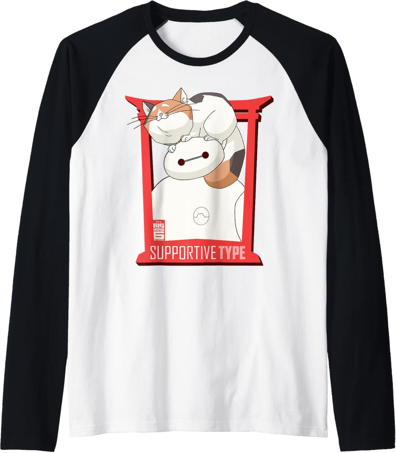 Disney Big Hero 6 TV Series Baymax and Cat Raglan