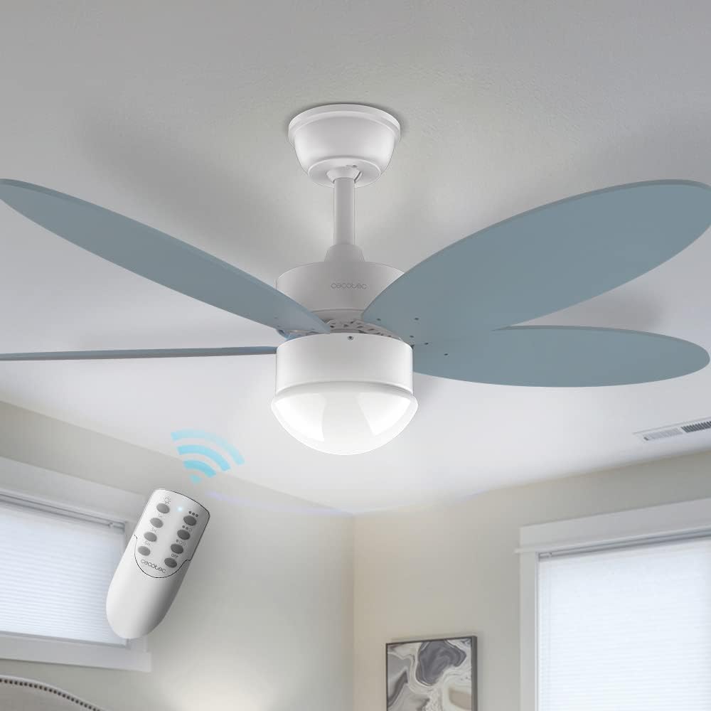 Cecotec Deckenventilator EnergySilence Aero 4260 Sky, 106 cm Spannweite | LED-Licht, 3 Lichtfarben,