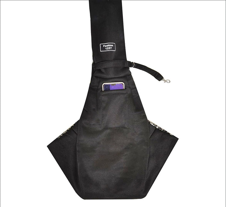 CYBERNOVA Hundetrage für kleine Hunde und Katzen, für 1-7,5 kg, mit Tasche, Freihandtasche für Hunde