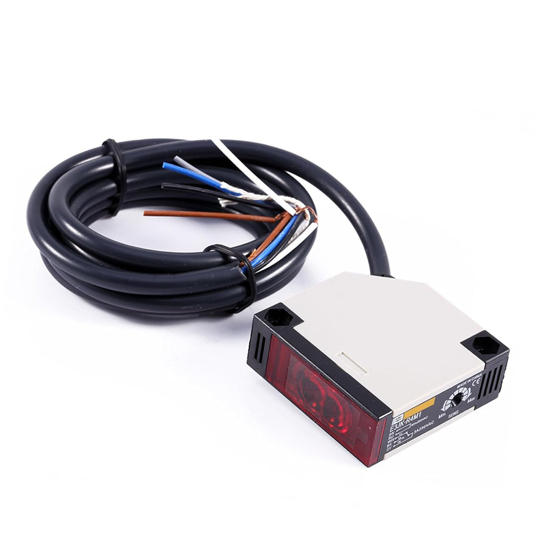Photoelektrischer Sensor, AC 90-250 V 3 A E3JK R4M1 Sensor mit Spiegelreflexion Photoelektrisch, Mul