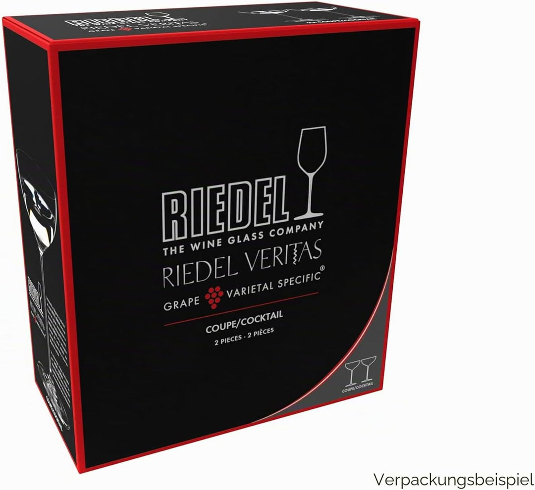 Riedel 6449/09 Veritas Martiniglas, Kristallglas, 8.5 Fluid_Ounces, farblos Moscato/Coupe/Martini, M