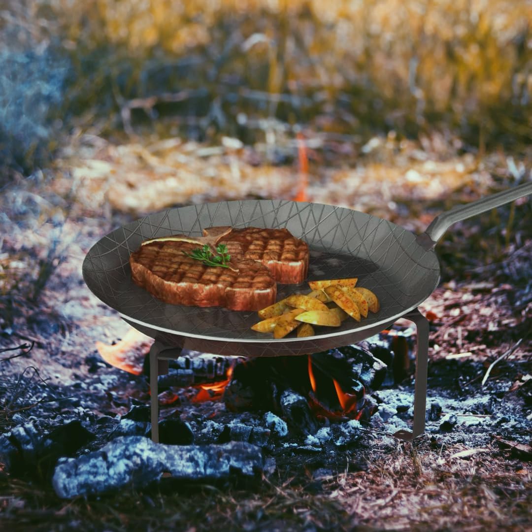 ESYA® Outdoor | Standfläche für Pfannen und Töpfe | Outdoor Küche | Gestell für Pfannen und Töpfe |