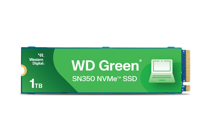 WD Green™ SN350 NVMe SSD Festplatte 1 TB, M.2 2280 (Schnelle NVMe™-Leistung von bis zu 2.400 MB/s, s