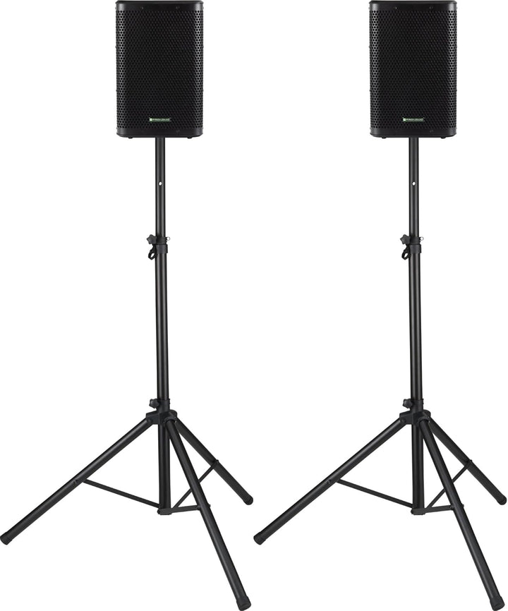 Pronomic C-208 MA Stative Set - Zwei aktive 2-Wege Boxen - Leistung: 800 Watt - 8" Woofer + 1" Hocht