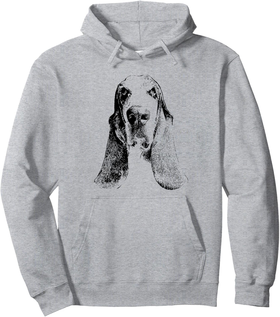 Basset Hound Pullover Hoodie