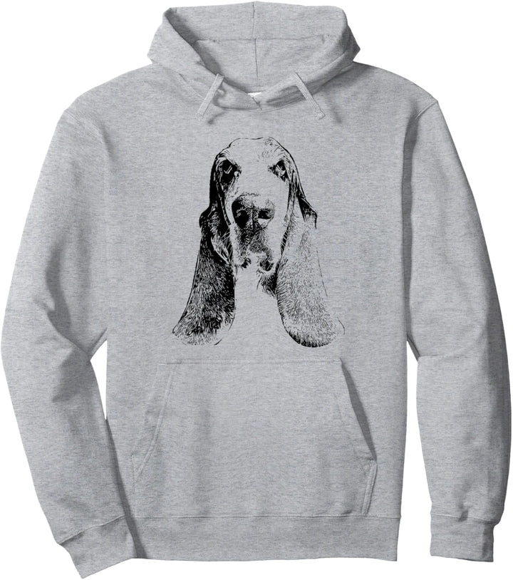 Basset Hound Pullover Hoodie