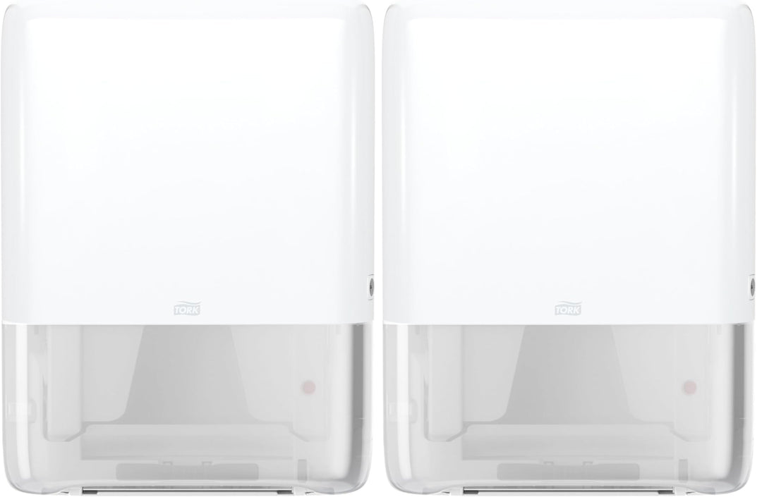 Tork PeakServe Mini-Spender für Endlos Papierhandtücher in Weiss H5 Hohe Kapazität Elevation-Design