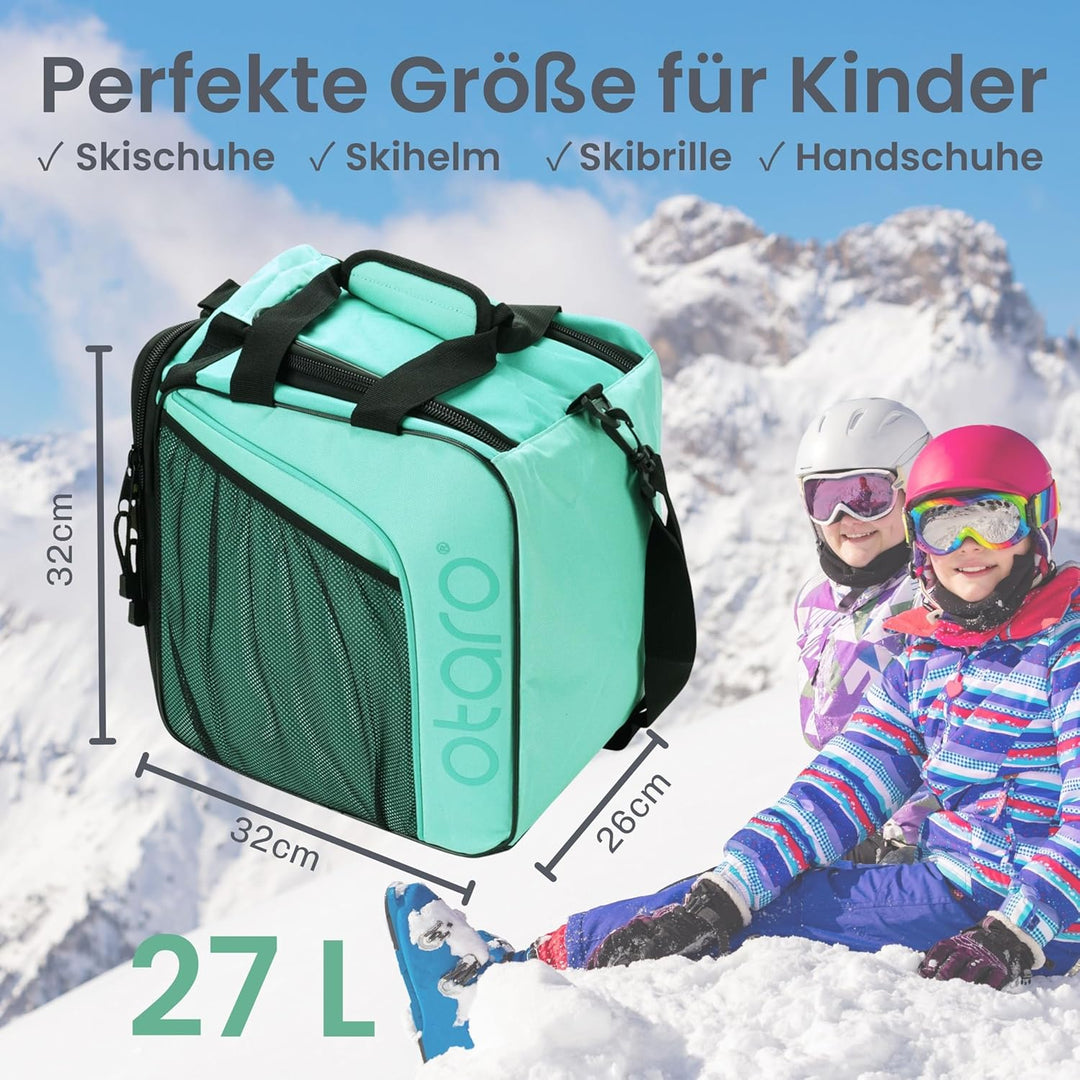 Otaro Skischuhtasche mit Helmfach | Skitasche für Skischuhe, Helm & Zubehör | > 60.000 begeisterte K