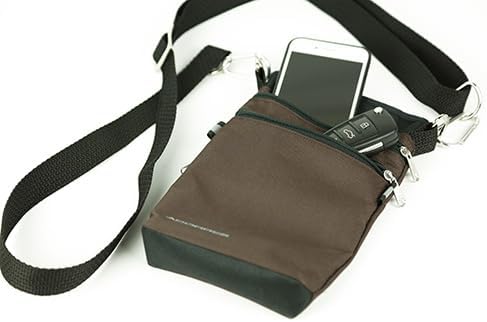Mit Wunschname möglich. Schultertasche, Hüfttasche, Leckerlitasche für Hunde, Futtertasche mit Magne