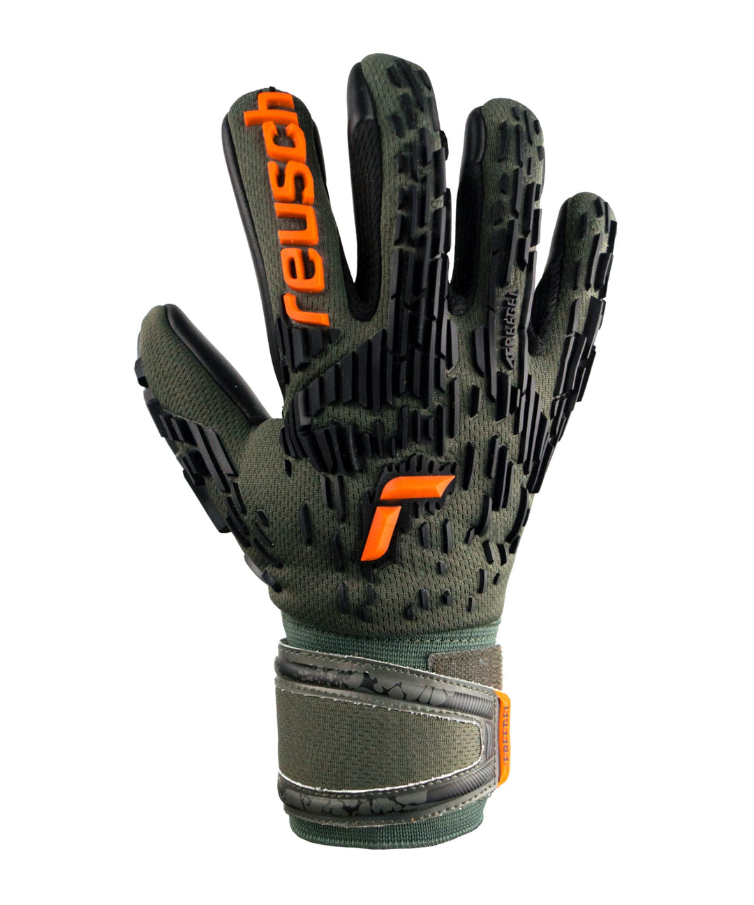 Reusch Unisex Jugend Attrakt Freegel Silver Fingerhalter Junior warthandschuhe 5 Gren / Shock orng /