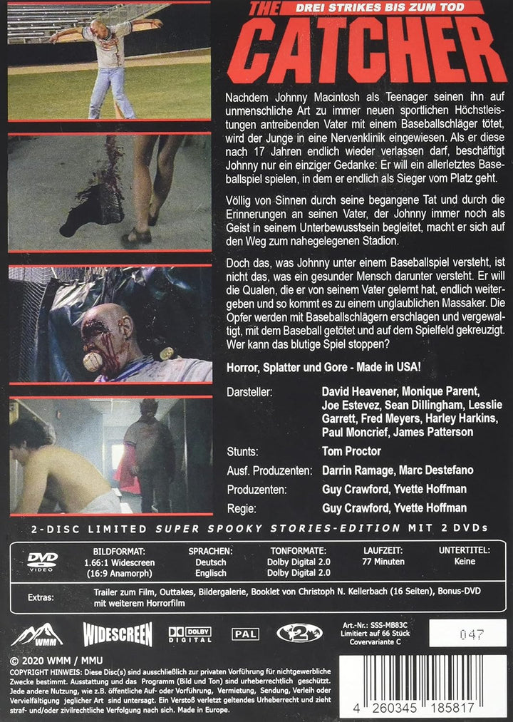 THE CATCHER - Mediabook - Cover C - Limited Edition auf 66 Stück - Uncut (+ Bonus-DVD), DVD
