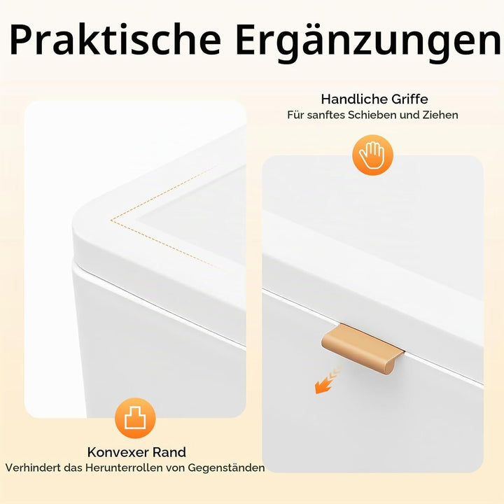 Schreibtisch-Aufbewahrungsbox Schubladenbox Schreibtisch-Organizer Aufbewahrungs-Organizer mit 3 Sch