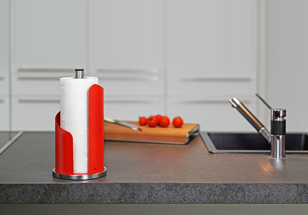 stardis Küchenrollenhalter, Edelstahl/matt beschichtet Ø 15 cm Rollenhalter (Weiss), Weiss
