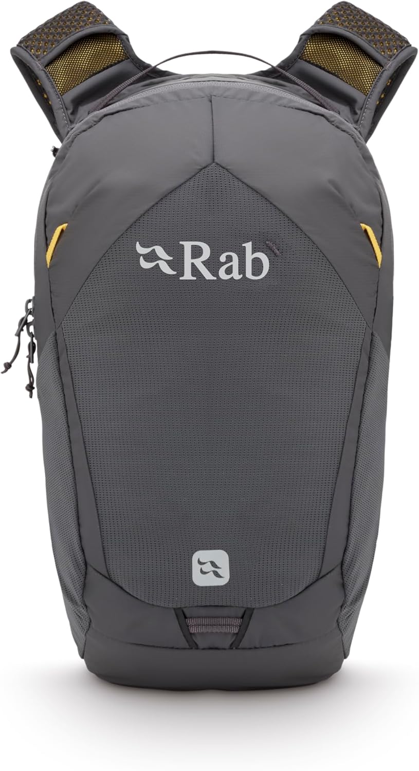 Rab Tygen Rucksack, leicht, atmungsaktiv, Tagesrucksack für Reisen, Wandern und Pendeln Graphen 12-L