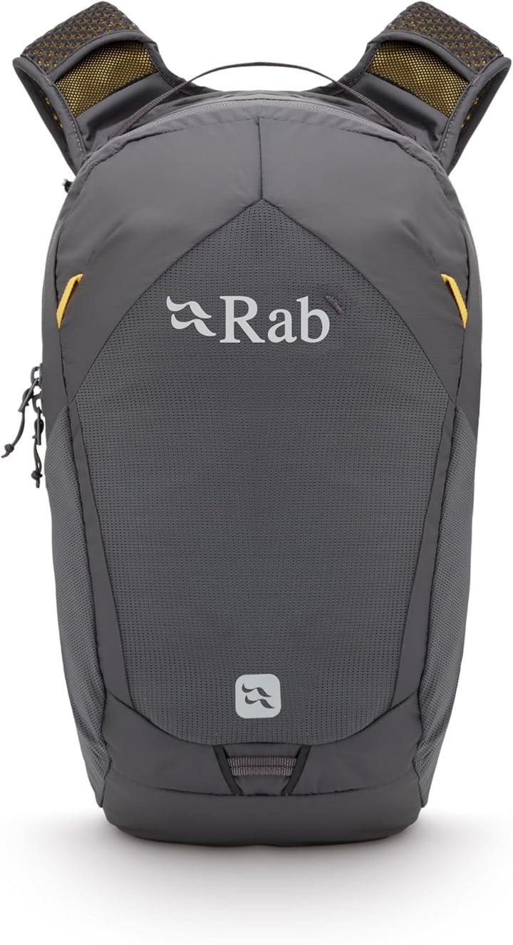 Rab Tygen Rucksack, leicht, atmungsaktiv, Tagesrucksack für Reisen, Wandern und Pendeln Graphen 12-L