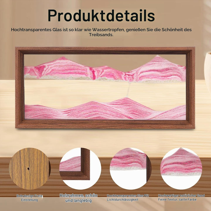 AzureLeap Sandbilder zum Drehen 3D Sandscape die Sandkunst in Tiefsee Fliessende Sandmalerei Sandbil