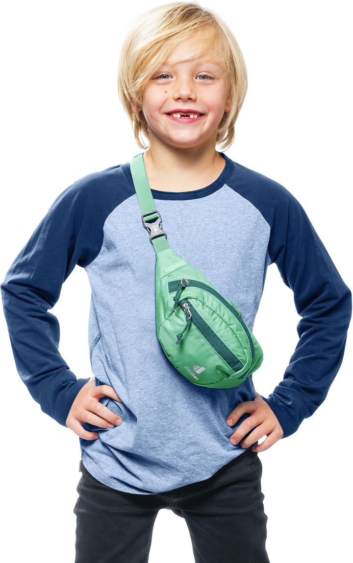 deuter Junior Kinderrucksack (18 L) Spearmint-seagreen 18 L Bundle mit Hüfttasche, Spearmint-seagree
