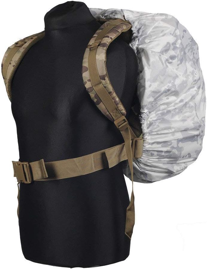 Eosphorus Multicam Alpine Wintertarnung Rucksacküberzug, Regenhüllen, Wasserabweisend, Staubdicht un