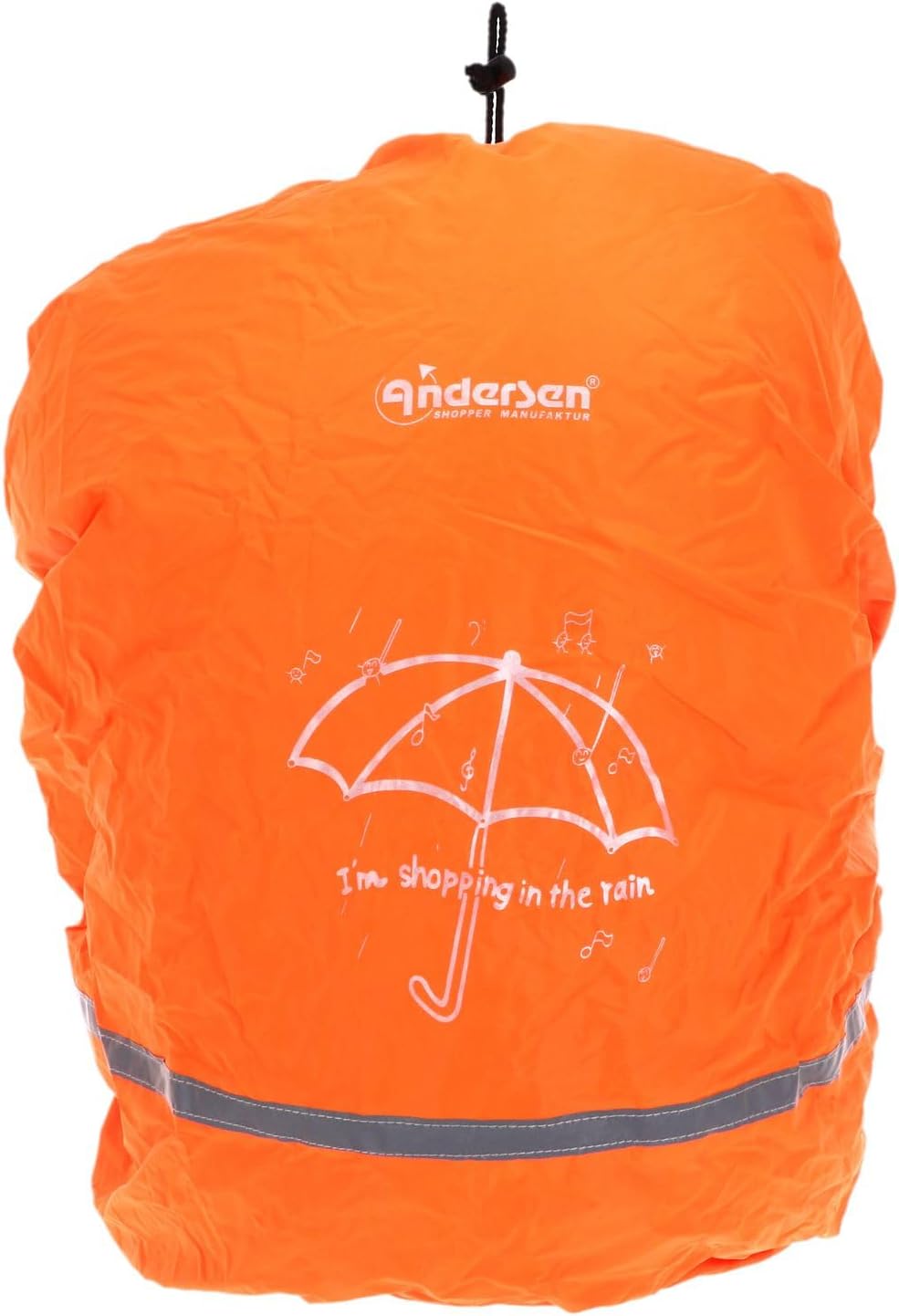 Andersen Einkaufstrolley Regencape - wasserdicht - Sicherheitsstreifen - mit Gummizug - Universalgrö