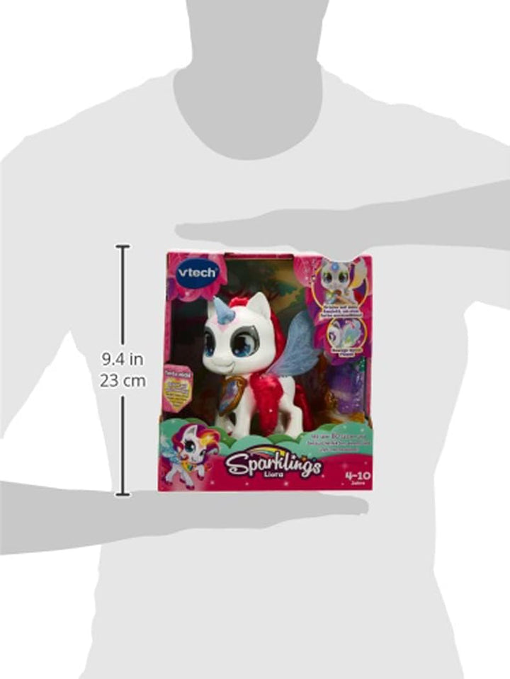 Vtech 80-530804 Sparklings - Liora, das Einhorn Elektronisches Haustier mit Accessoires, Einhorn