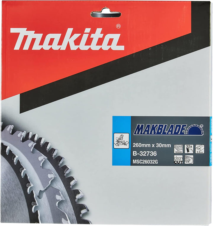 Makita Makblade Saegeblatt, 260 x 30 mm, 32Z, B-32736