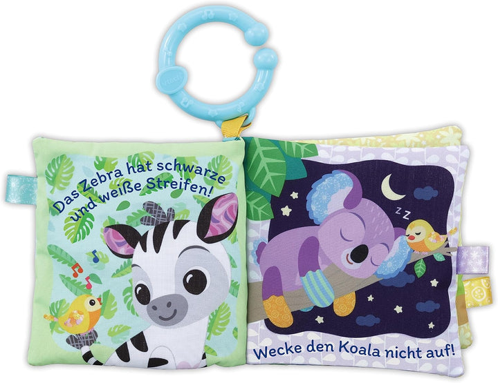 VTech Baby - Babys Tierfreunde-Geschenkset – Spielzeug-Set aus Stoffbuch, singendem Vogel und Zebrar
