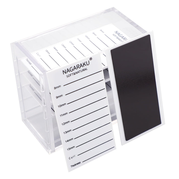 NAGARAKU Magnetische Wimpernverlängerung Aufbewahrungsbox Acryl 5 Schichten Falsche Wimpern Organize