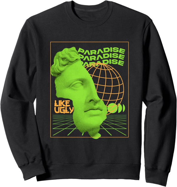 Paradise Greek Sculpture - Sad Aesthetic Edgy Streetwear Sweatshirt