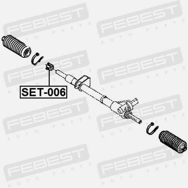 FEBEST SET-006 Radaufhängungen