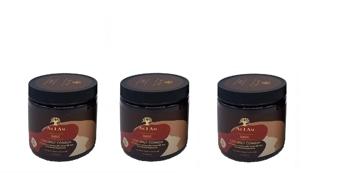 As I Am Coconut Cowash Cleansing Conditioner 16oz (Pack of 3) by I Am