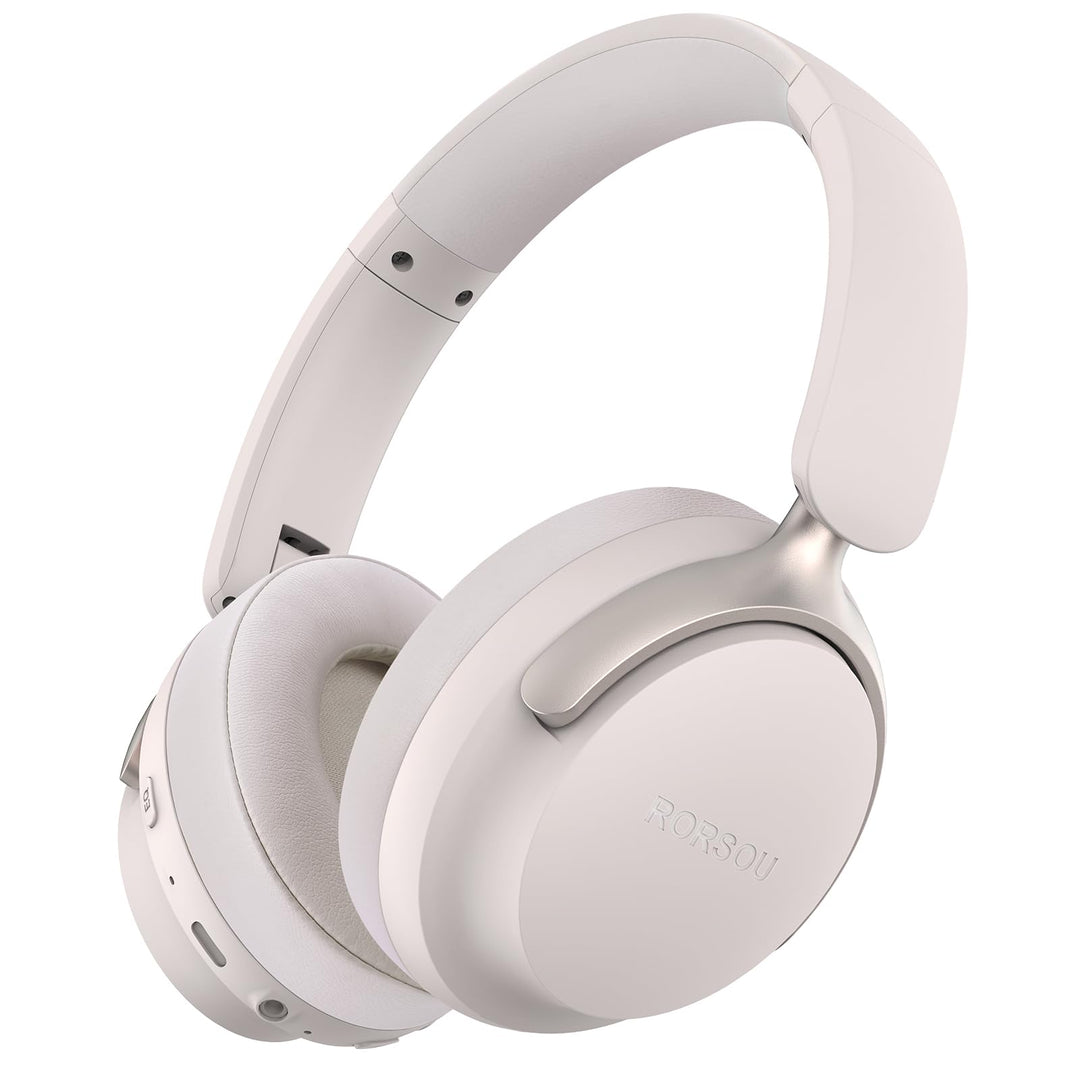 RORSOU B8 Bluetooth Kopfhörer Over Ear, 6 EQ Musikmodi und 50H Spielzeit Deep Bass Wireless Kopfhöre