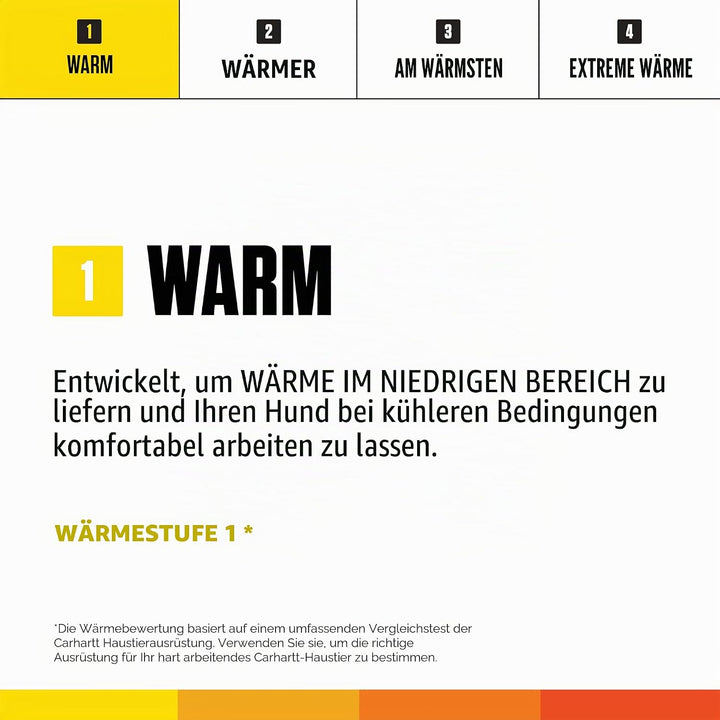 Carhartt Strapazierfähige Hunde-Regenjacke mit wasserdichtem Sturmschutz-Material und verstellbaren