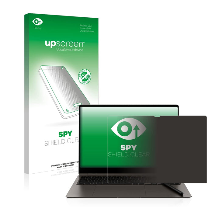 upscreen Anti-Spy Blickschutzfolie für Samsung Galaxy Book3 Pro 360 16" Privacy Screen Displayschutz