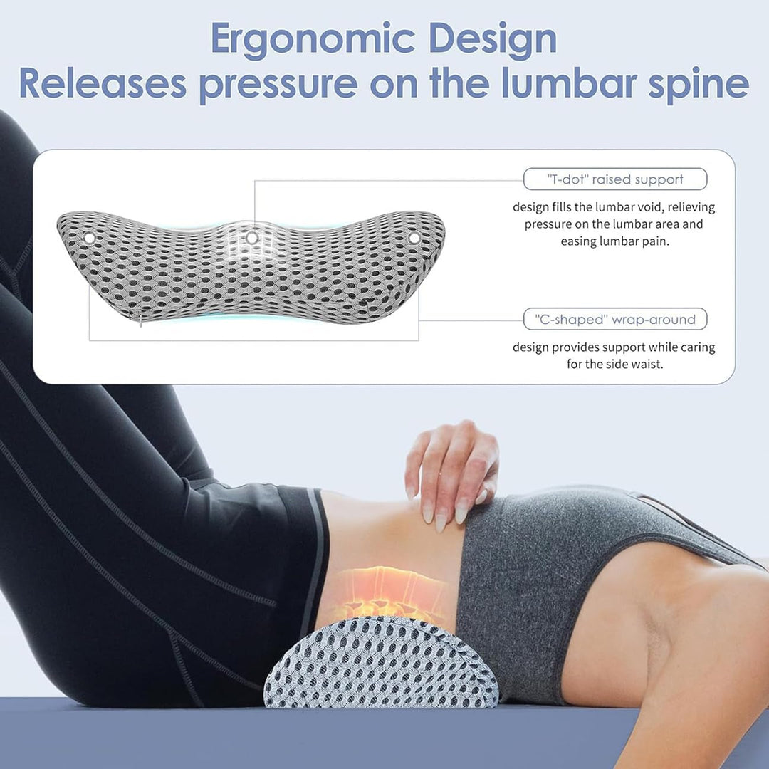 Lendenwirbelstützkissen zur Linderung von Schmerzen im unteren Rücken – Ergonomisches stromlinienför