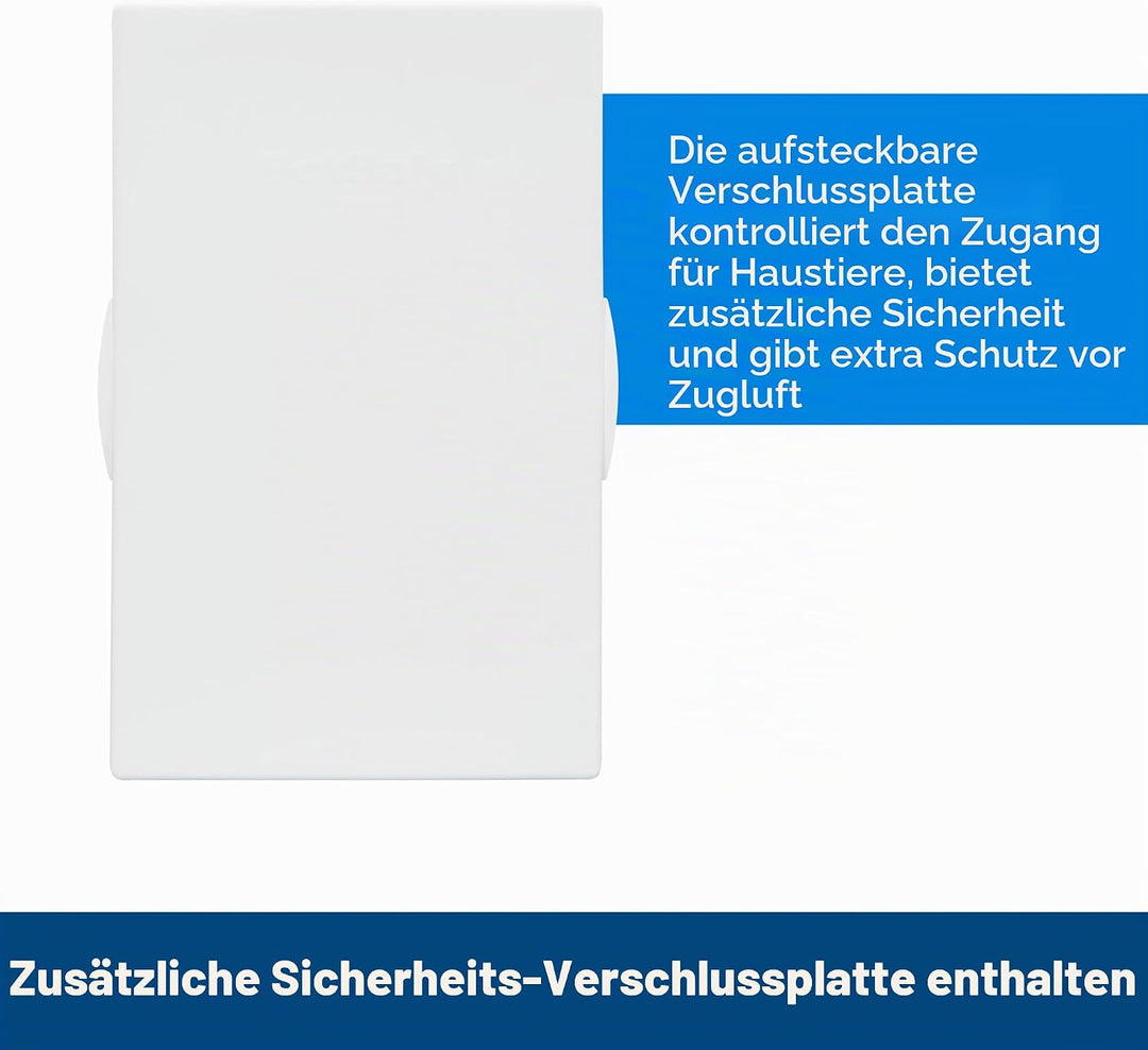 PetSafe Kunststoff-Tür mit weicher, getönter Klappe – kleine, mittelgrosse und grosse Tür für Hunde