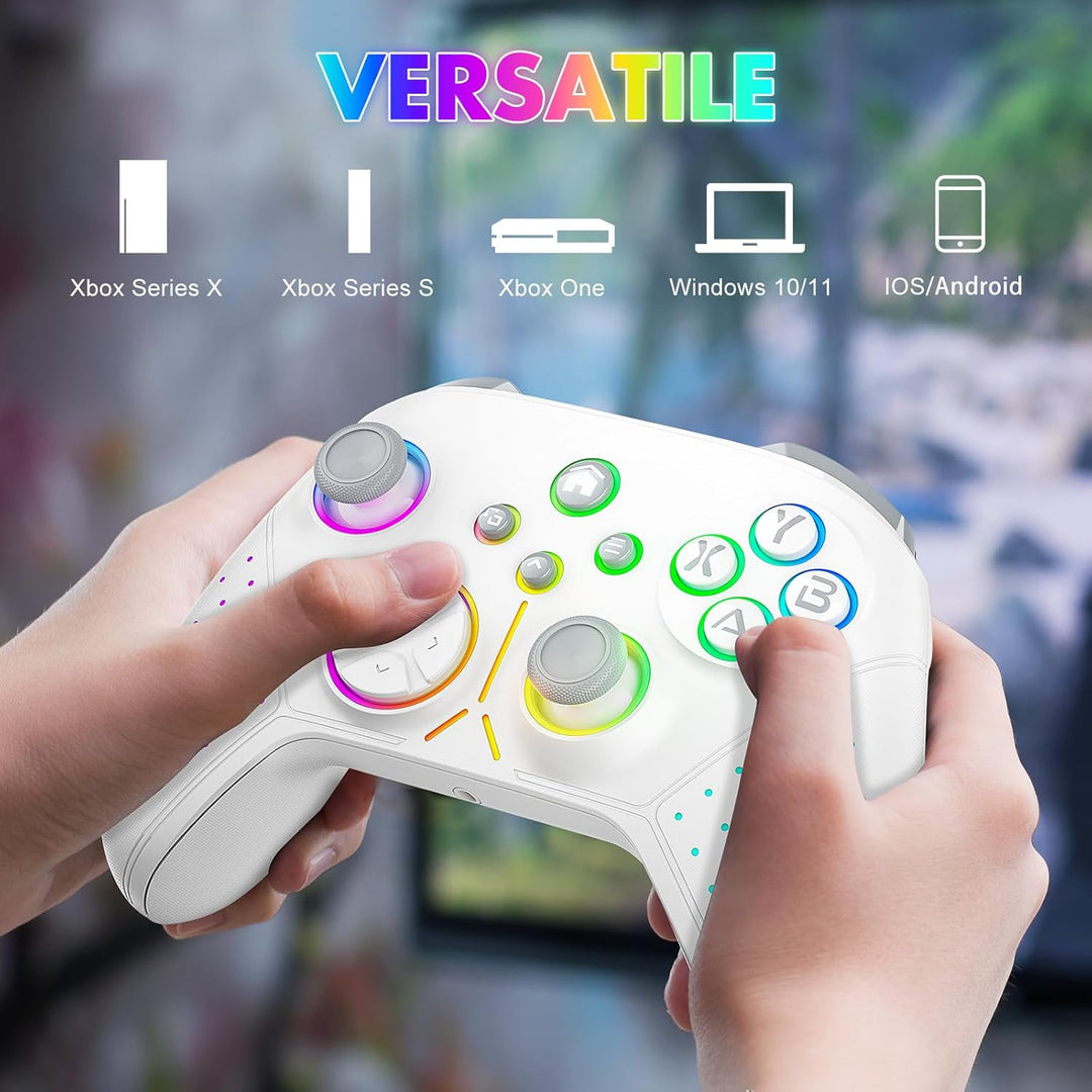 Gamrombo Wireless Controller für Xbox Series X|S, Xbox One, PC, iOS/Android, Bluetooth Kabelloser Ga