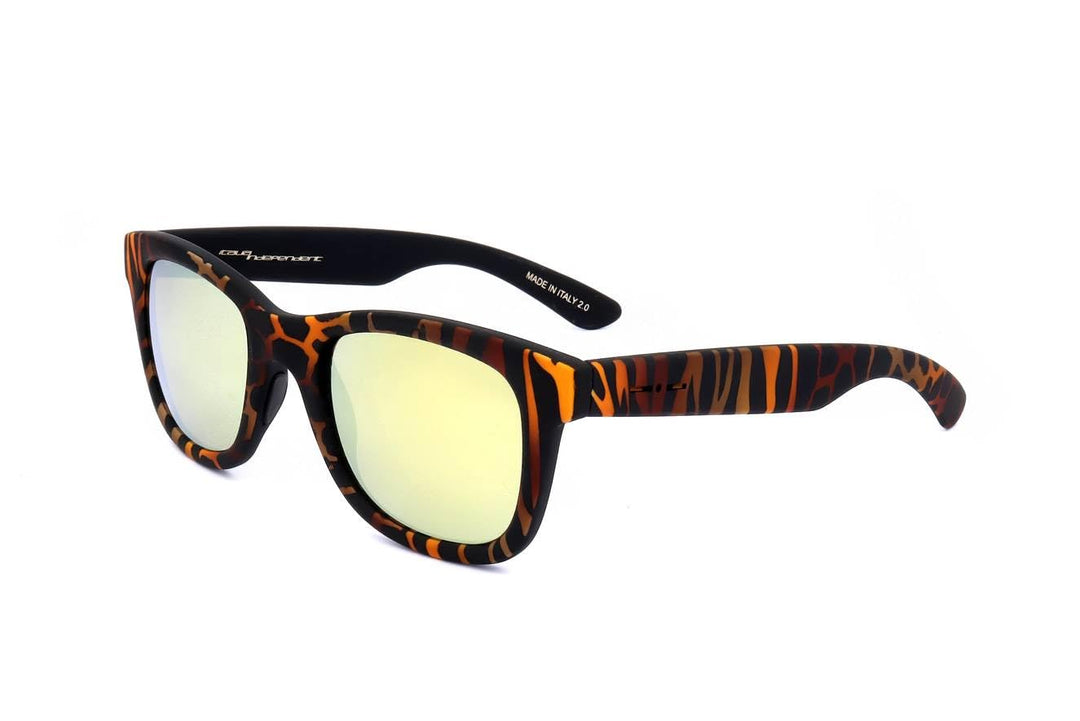 Italia Independent Unisex-Erwachsene 0090-ZEF-044 Sonnenbrille, Orange (Naranja), 50.0