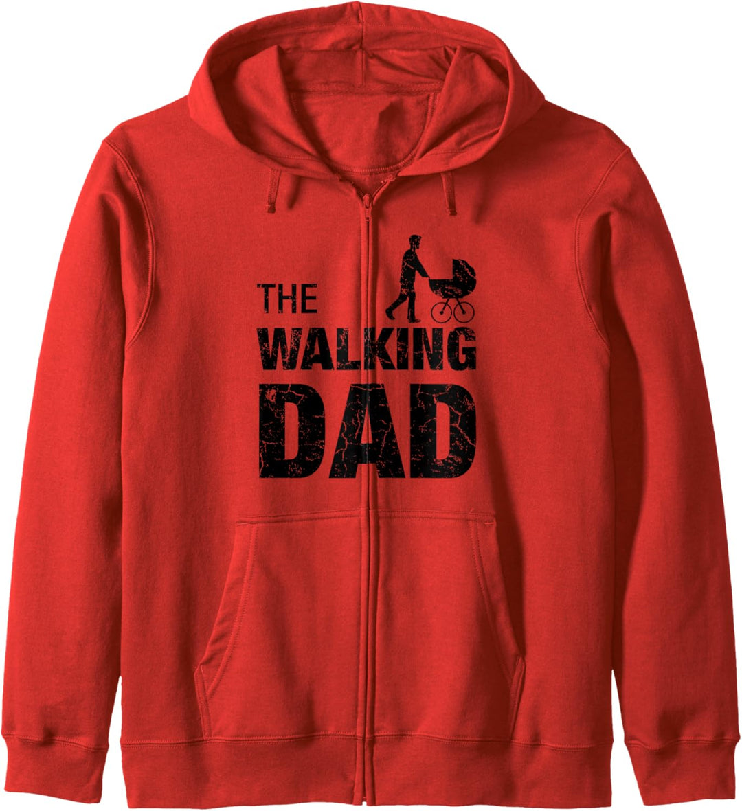 The Walking Dad Happy Vatertag, Papa Kurzarm-Grafik Kapuzenjacke