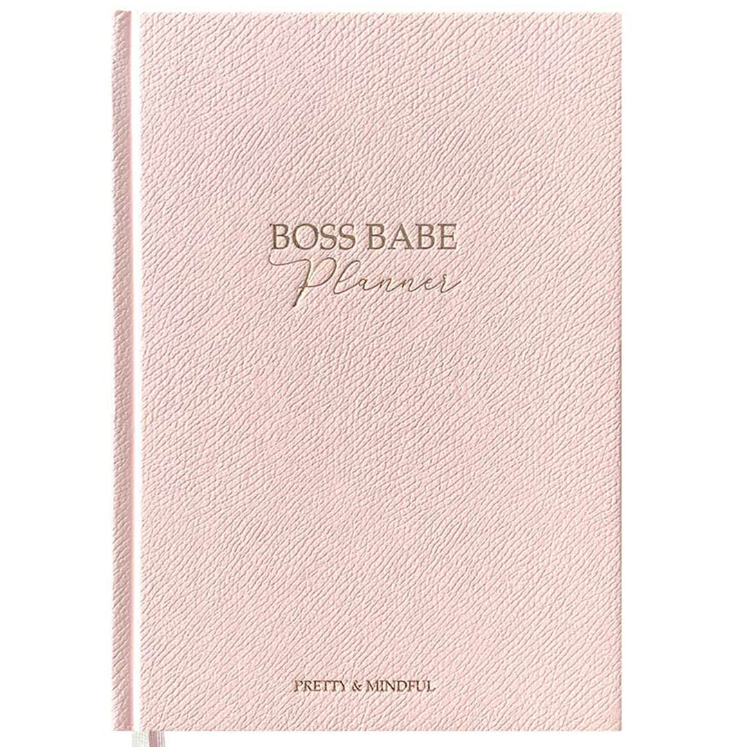 Boss Babe Planner | Undatierter Erfolgs- und Produktivitätsplaner (blush), blush