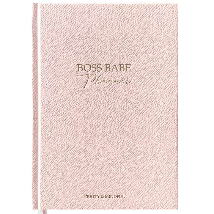 Boss Babe Planner | Undatierter Erfolgs- und Produktivitätsplaner (blush), blush