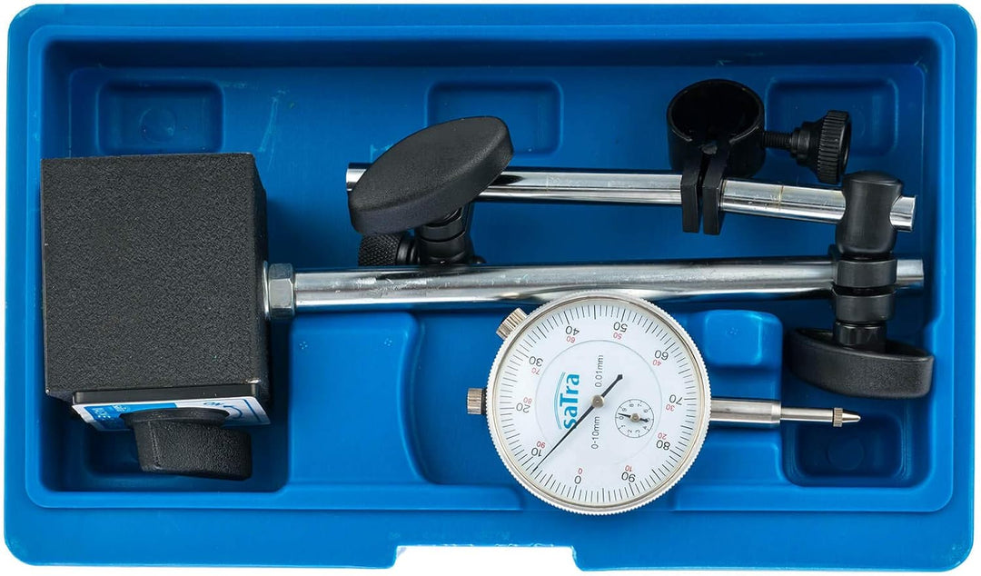 S-MAHO2 Magnetständer mit Magnetfuss und Vergleichsuhr Auflösung 0-10mm 0,01mm