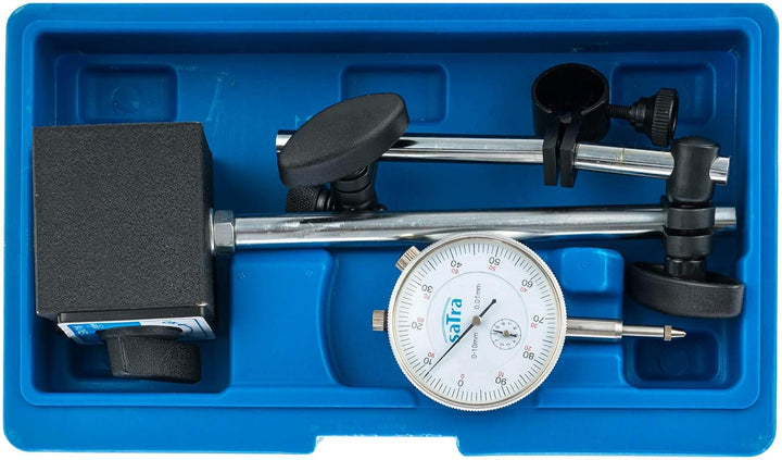 S-MAHO2 Magnetständer mit Magnetfuss und Vergleichsuhr Auflösung 0-10mm 0,01mm
