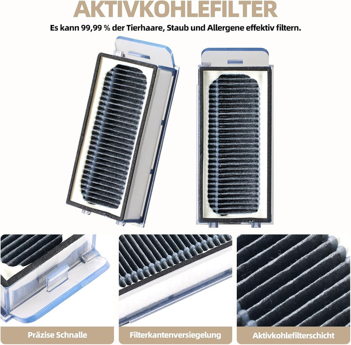 26 Stück Zubehör für Dreame X50 Ultra Complete / L40s Pro Ultra / Matrix10 Ultra/Mova V50 Ultra Saug