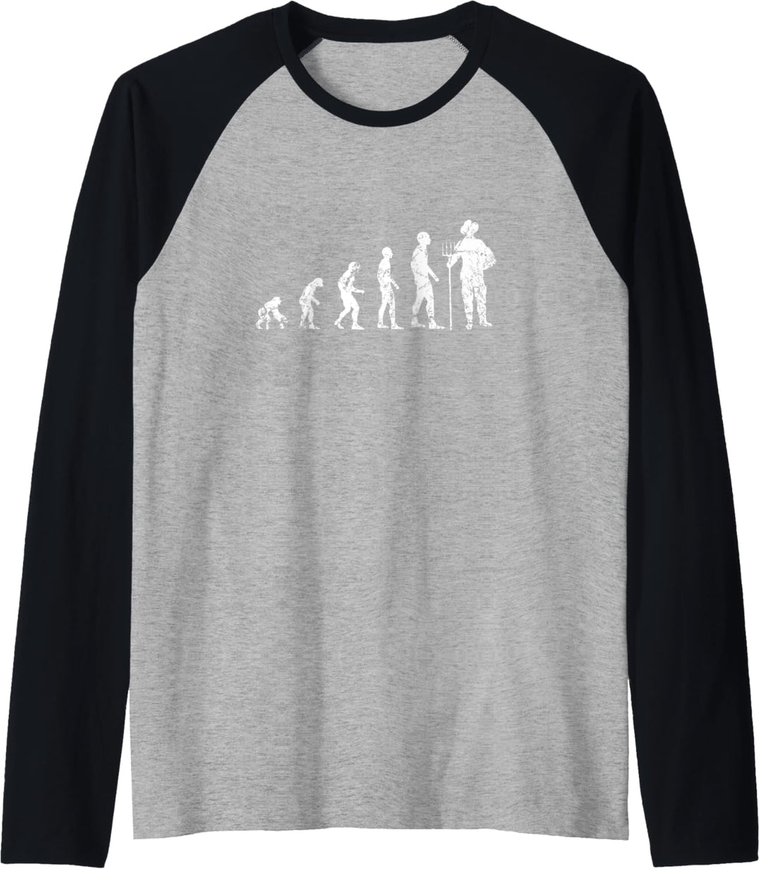 Landwirt Evolution Landwirtschaft Bauer Bauernhof Geschenk Raglan