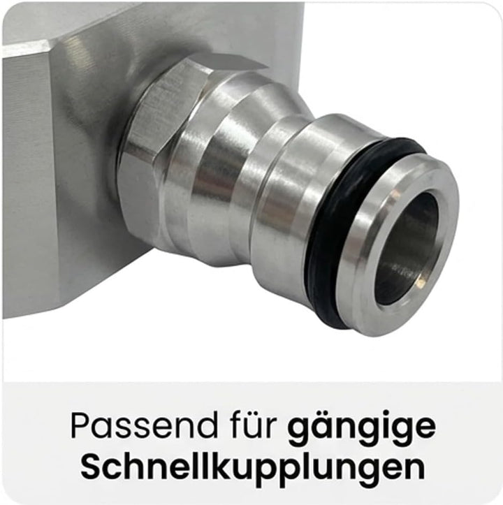Rasensprenger Typ Bodenregner, 5 Jahre Funktionsgarantie, Made in Germany, aus hochwertigem Aluminiu