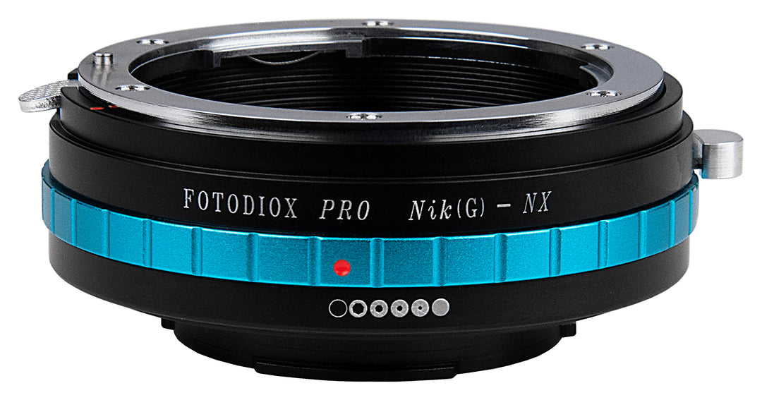 Fotodiox Pro Lens Mount Adapter Compatible with Nikon F-Mount G-Type Lenses on Samsung NX Mount Came