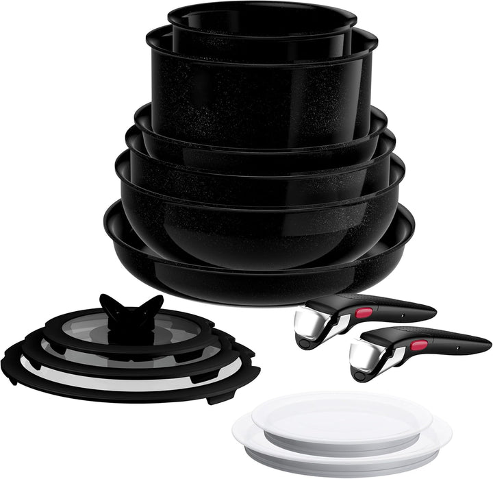 Tefal Ingenio Explore On 13-tlg. Kochgeschirr-Set, keramische Fusion Core Antihaftversiegelung, plat