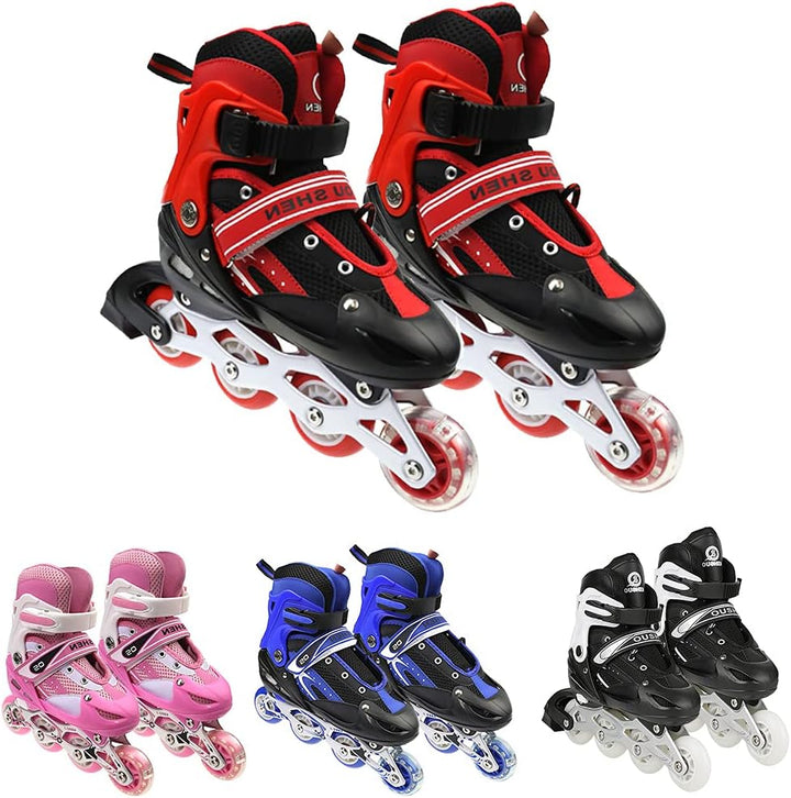 Inline Skates |Inliner für Kinder & Erwachsene | Inline Skates mit grossen Rädern 76 mm | Kids-Inlin