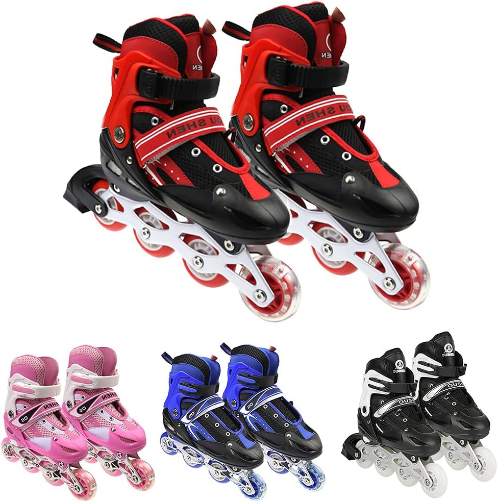 Inline Skates |Inliner für Kinder & Erwachsene | Inline Skates mit grossen Rädern 76 mm | Kids-Inlin