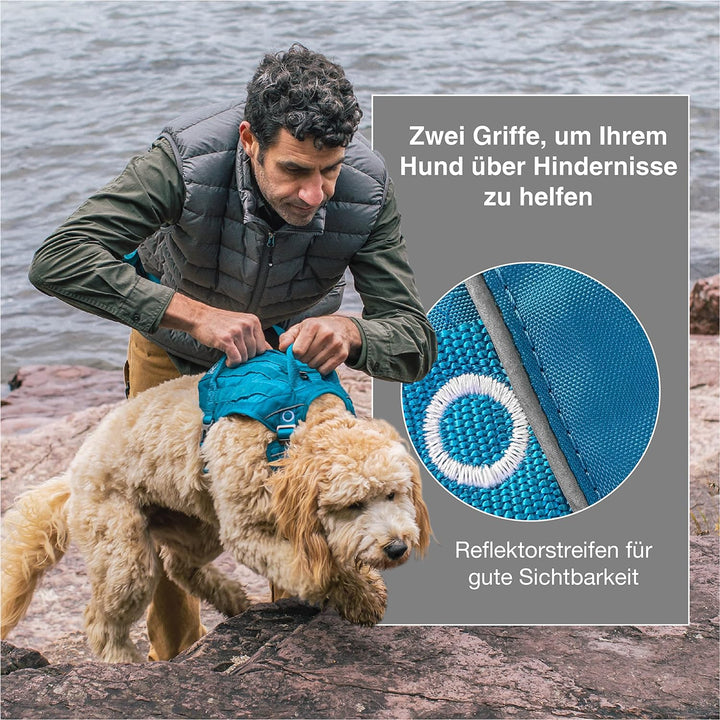 Kurgo RSG County Hundegeschirr, Verstellbare Nacken- und Brustgurte, Mit zwei Griffen und Schnellver